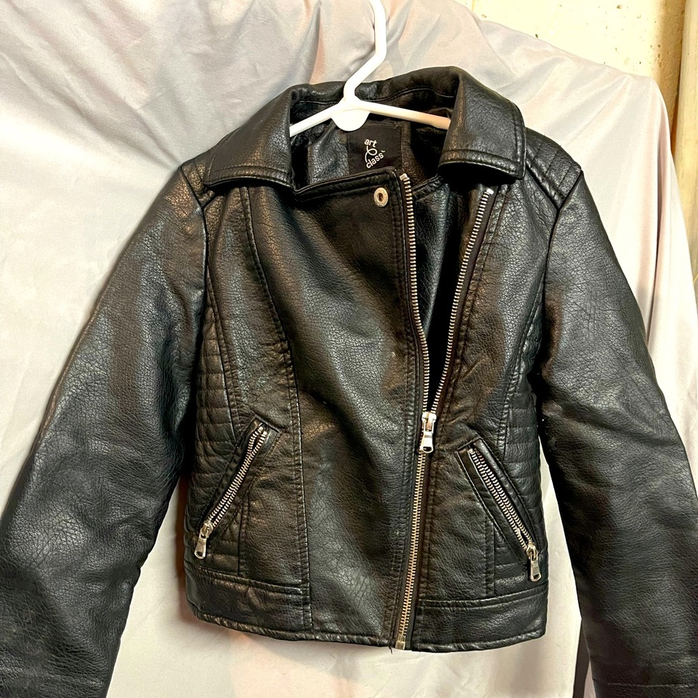 Black Girls Moto Jacket 4/5